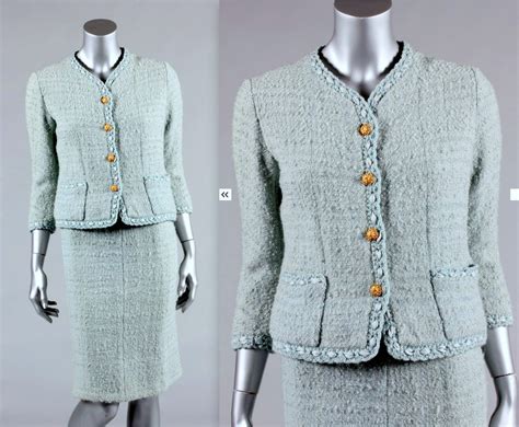 chanel suit vintage|chanel inspired tweed suit.